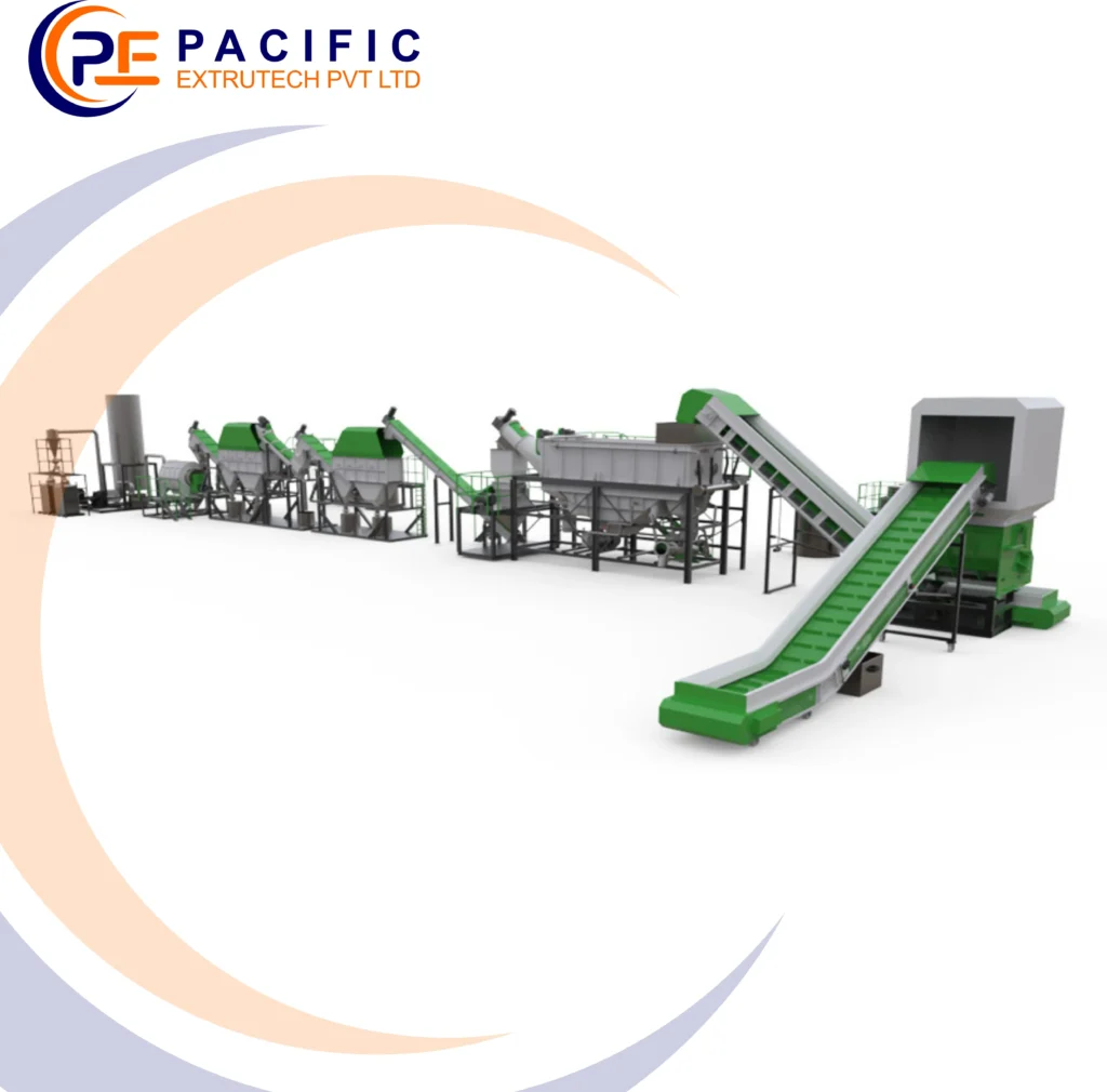 Plastic Waste Washing Line